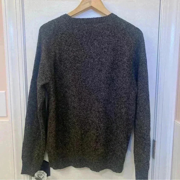 J Crew Men’s Sweater Heathered black and grey Size M - Picture 6 of 6